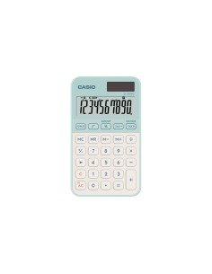 Calculadora casio sl-310yc lg bolsillo 12 digitos teclas tax +/- color verde claro
