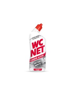Limpiador de inodoros wc net gel sin lejia carbon activo blanco botella de 750 ml