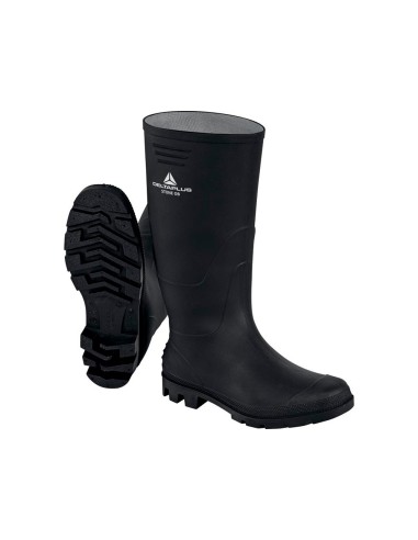 Botas deltaplus de seguridad stone pvc negro suela de tacos talla 47