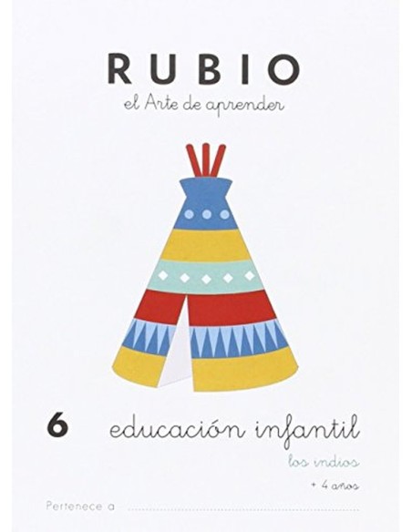 Cuaderno rubio educacion infantil 6 los indios