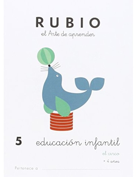 Cuaderno rubio educacion infantil 5 el circo