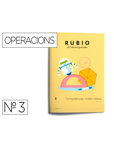 Cuaderno rubio competencia matematica nº3