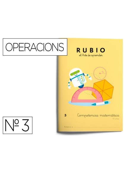 Cuaderno rubio competencia matematica nº3