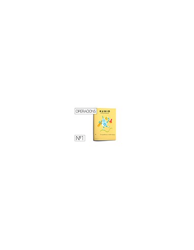 Cuaderno rubio competencia matematica nº1