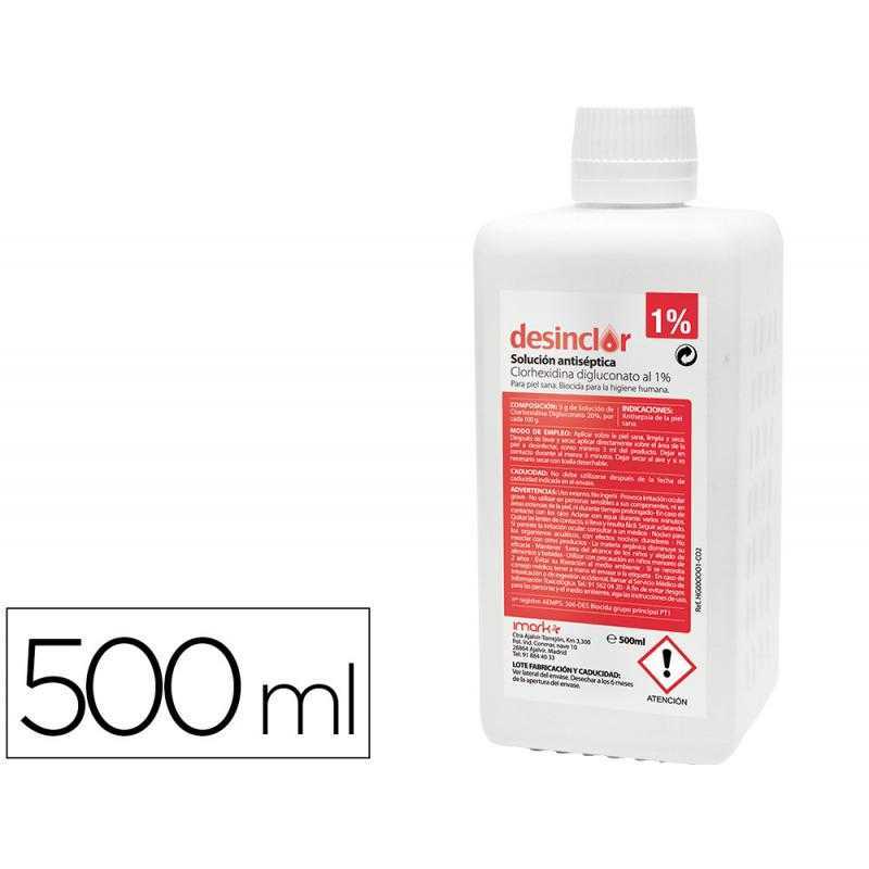 Solucion antiseptica clorhexidina desinclor 1% bote de 500 ml