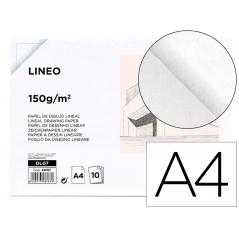 Papel dibujo liderpapel 210x297mm 150g/m2 sin recuadropack de 10 - Imagen 1