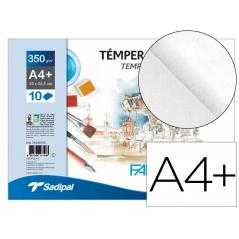 Bloc dibujo acuarela sadipal fabriano espiral din a4+ 10 hojas 350 g/m2 grano suave