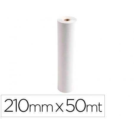 Rollo papel fax exacompta 210 mm x 30 mt