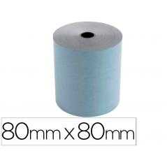 Rollo sumadora exacompta safe contact termico 80 mm x 80 mm 52 g/m2