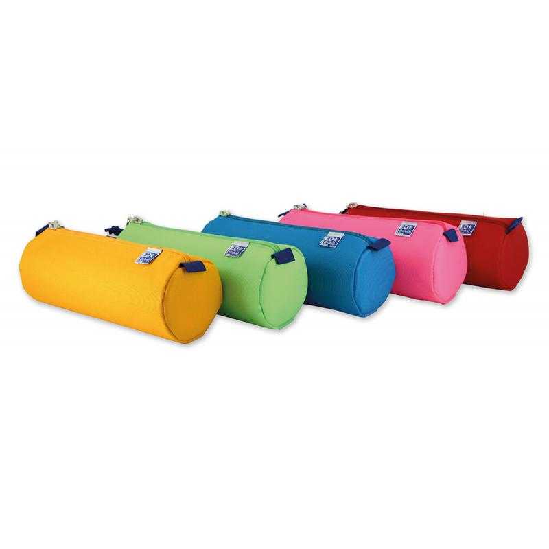 Portatodo escolar oxford modelo kangoo kids redondo grande colores surtidos 220x70x90 mm