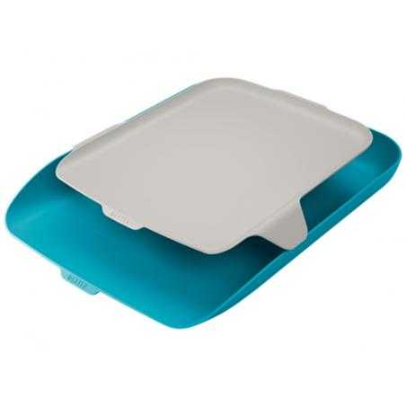 Bandeja sobremesa plastico leitz cosy azul 274x62x391 mm