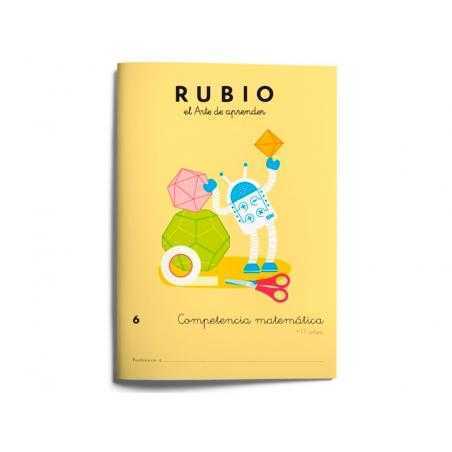 Cuaderno rubio competencia matematica 6