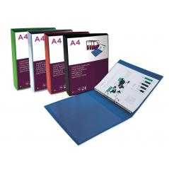 Carpeta liderpapel canguro 2 anillas 25 mm mixtas polipropileno din a4 transparente