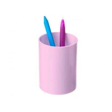 Cubilete portalápices archivo 2000 ecogreen 100% reciclado color rosa pastel