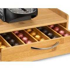 Soporte para capsulas de cafe cep silva bambu 1 cajon 305x326x98 mm