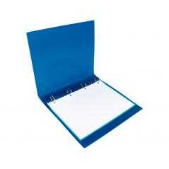 Carpeta liderpapel canguro 2 anillas 40 mm mixtas polipropileno din a4 azul translicudo