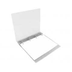 Carpeta liderpapel canguro 2 anillas 40 mm mixtas polipropileno din a4 transparente