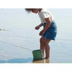 Cubo de playa vikingtoys ecoline ecologico y reciclable capacidad 1,5 litros