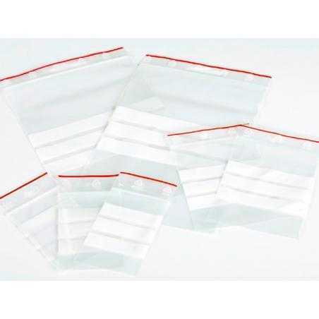 Bolsa plastico autocierre q-connect 250x350 mm paquete de 100 unidades