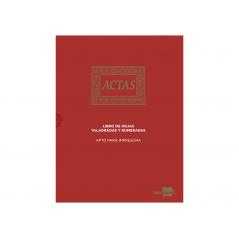 Libro liderpapel din a4 actas 30 anillas con 100 hojas movibles foliadas