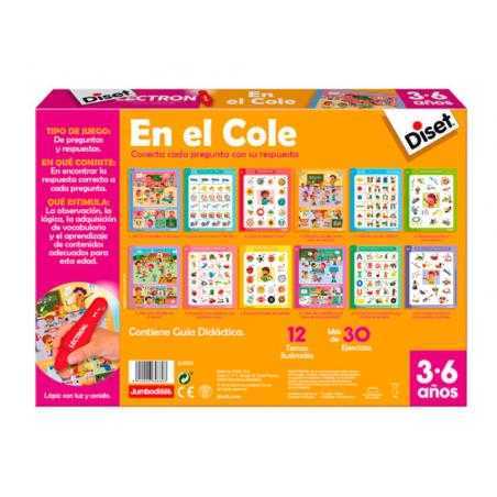 Juego diset didactico lectron en el cole