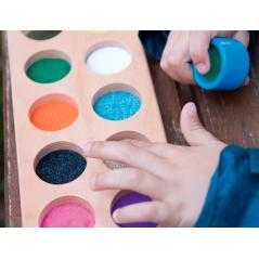 Juego didactico andreutoys cubos tactiles 10 texturas