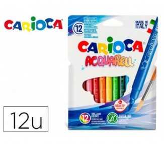 Rotulador carioca aquarelle punta de pincel caja de 12...