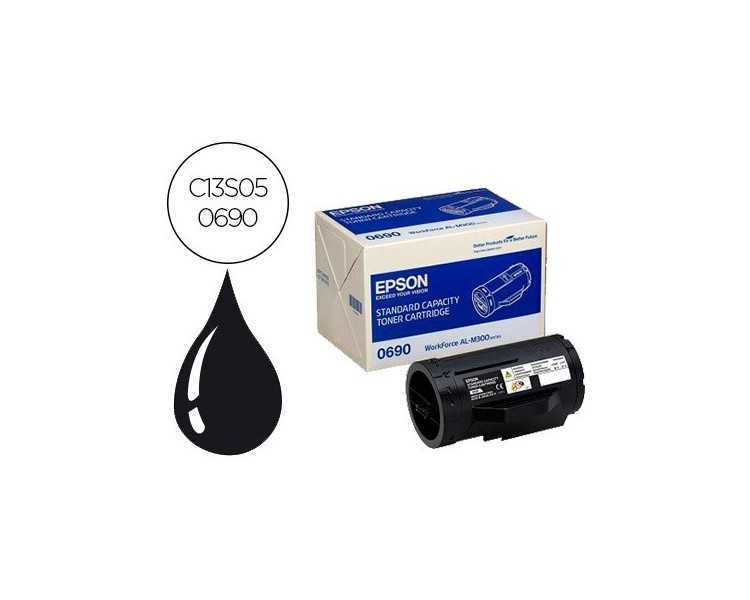 Toner epson 0690 workforce al-m300 / al-mx300 negro 2.700 pag