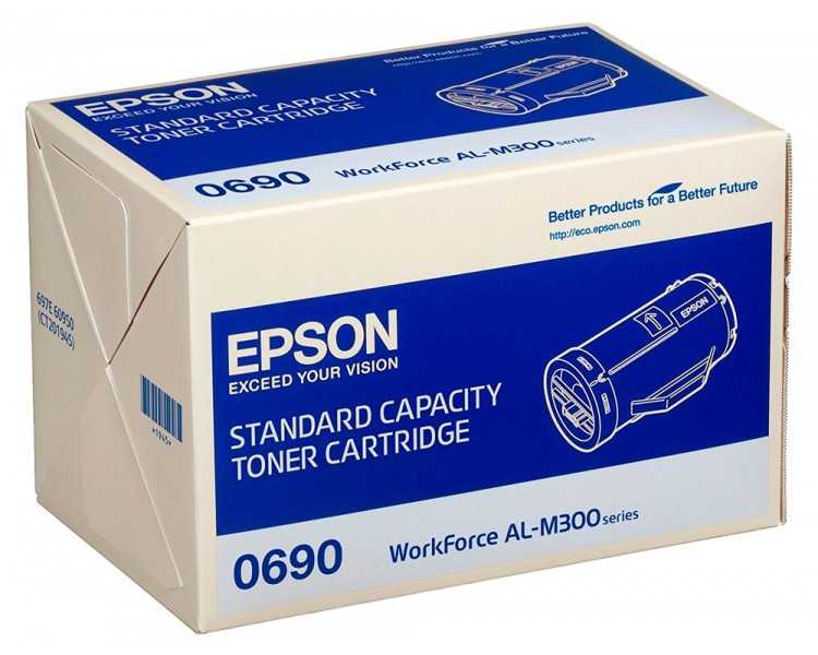 Toner epson 0690 workforce al-m300 / al-mx300 negro 2.700 pag