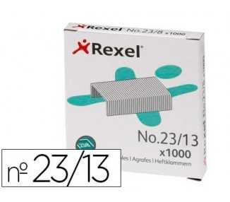 Grapas rexel 23/13 acero caja 1000 unidades