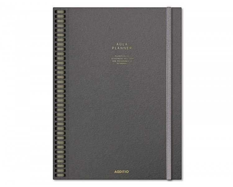 Cuaderno aula planner additio din a4 160 paginas plan anual y mensual con programacion y evaluacion catalan