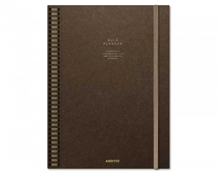 Cuaderno aula planner additio din a4 160 paginas plan anual y mensual con programacion y evaluacion catalan