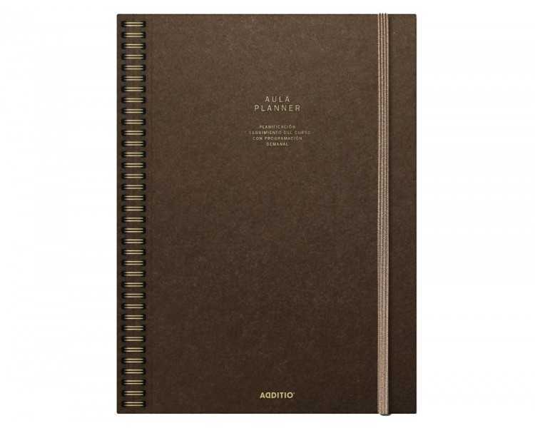 Cuaderno aula planner additio din a4 160 paginas plan anual y mensual con programacion y evaluacion