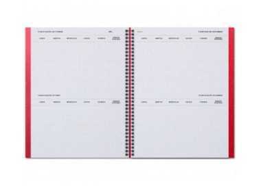 Cuaderno aula planner additio din a4 160 paginas plan anual y mensual con programacion y evaluacion