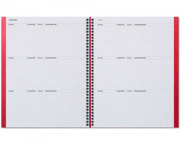 Cuaderno aula planner additio din a4 160 paginas plan anual y mensual con programacion y evaluacion