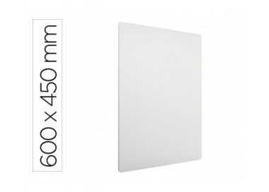 Pizarra blanca nobo modular sin marco acero magnetica 600x450 mm