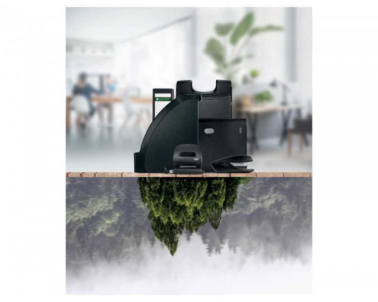 Taladrador petrus 85 recycle negro capacidad 25 hojas