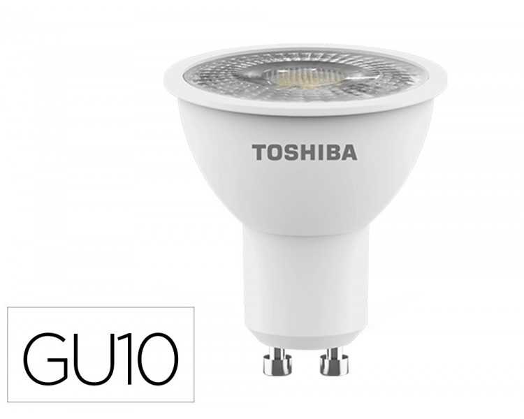 Bombilla led toshiba gu10 5.5w 3000k luz calida