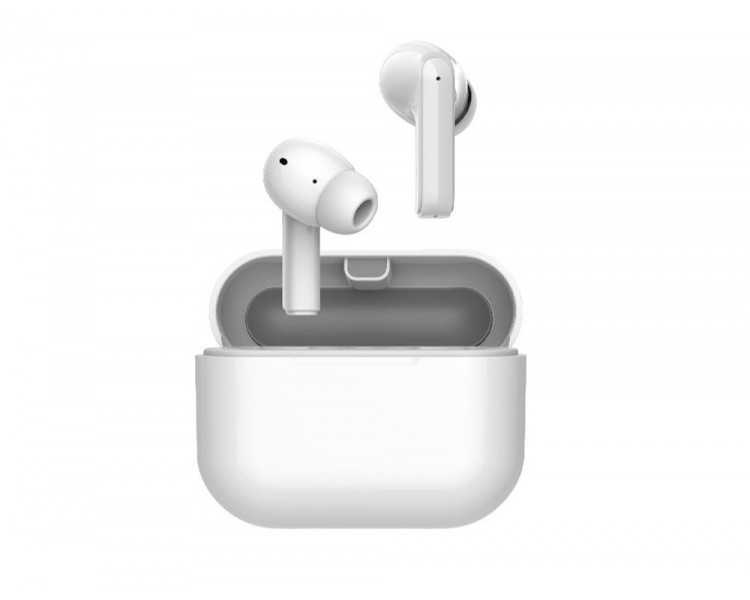 Auricular daewoo tws in-ear bluetooth 5.3 con estuche de carga usb tipo-c autonomia 6 horas color blanco