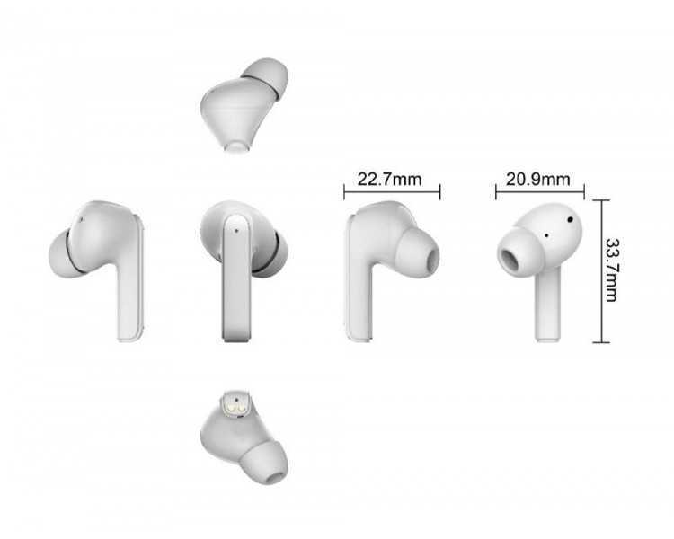 Auricular daewoo tws in-ear bluetooth 5.3 con estuche de carga usb tipo-c autonomia 6 horas color blanco