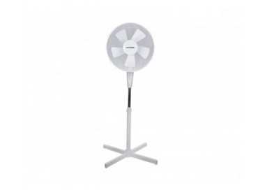 Ventilador blaupunkt pie base cruzada 5 aspas 3 velocidades altura regulable 50w