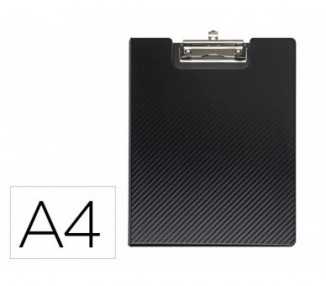 Portanotas maul flexx din a4 polipropileno con pinza color negro