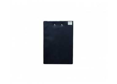 Portanotas maul din a5 carton plastificado pvc con pinza color negro