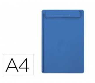 Portanotas maul go din a4 plastico reciclado con pinza color azul