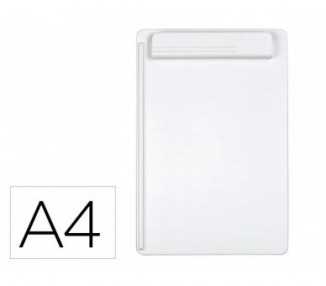 Portanotas maul go din a4 plastico reciclado con pinza color blanco