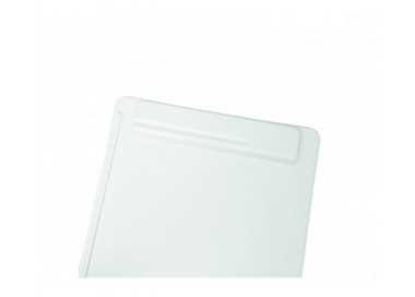 Portanotas maul go din a4 plastico reciclado con pinza color blanco