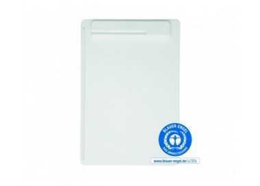 Portanotas maul go din a4 plastico reciclado con pinza color blanco