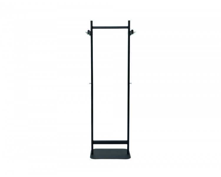 Perchero metalico maul salsa 8 colgadores color negro 520x1730x400 mm