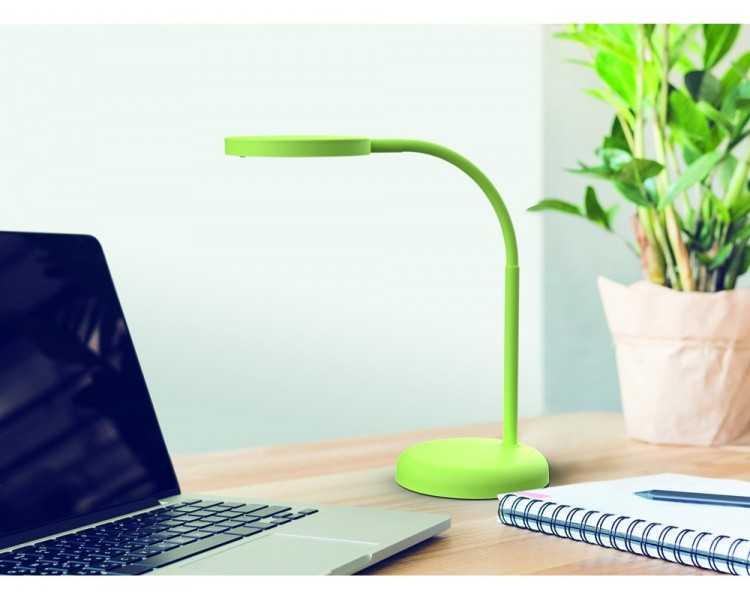 Lampara de escritorio maul led joy color verde lima 137x335x358 mm