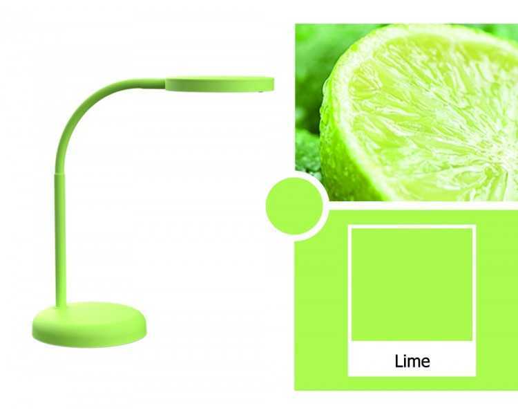 Lampara de escritorio maul led joy color verde lima 137x335x358 mm